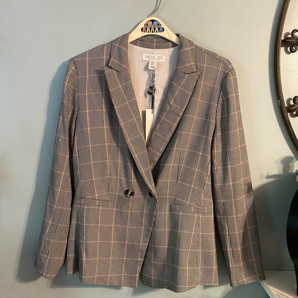 Rachel Zoe Blazer (houndstooth print)